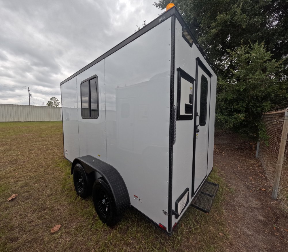 7'x12' Quality Cargo Fiber Splicing Trailer