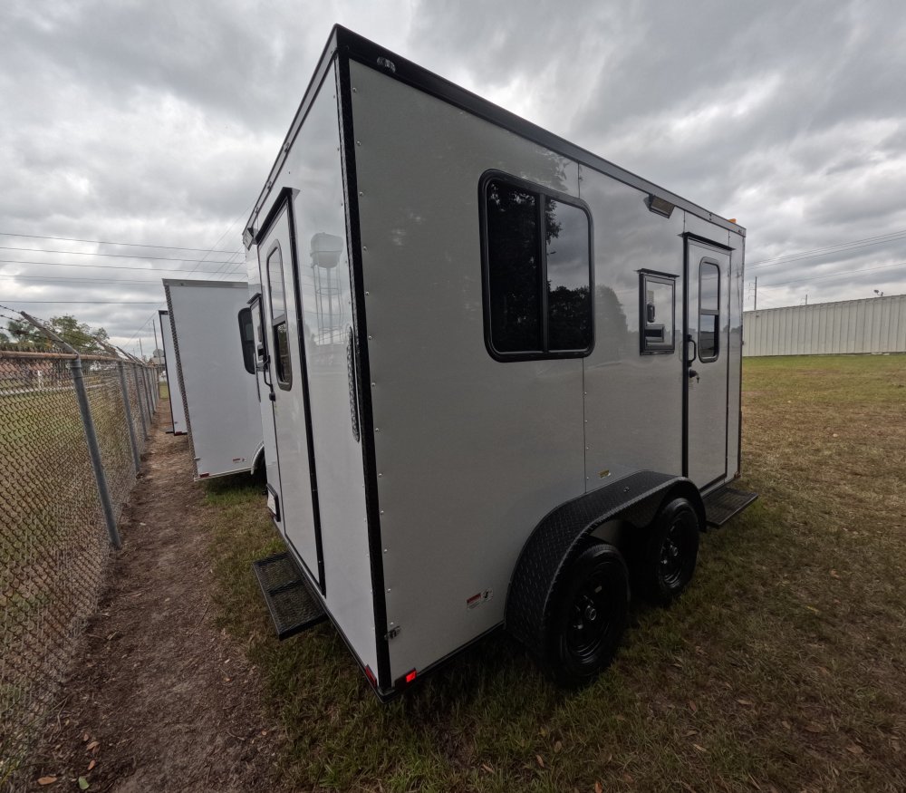 7'x12' Quality Cargo Fiber Splicing Trailer