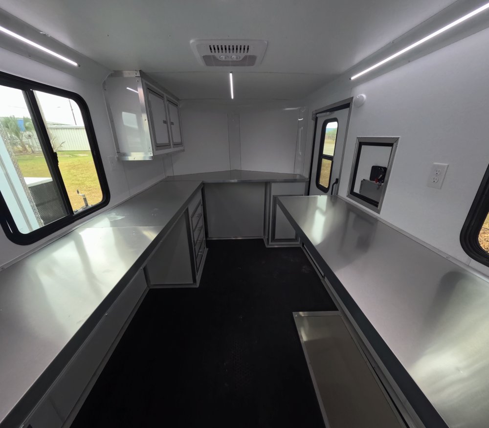 7'x12' Quality Cargo Fiber Splicing Trailer