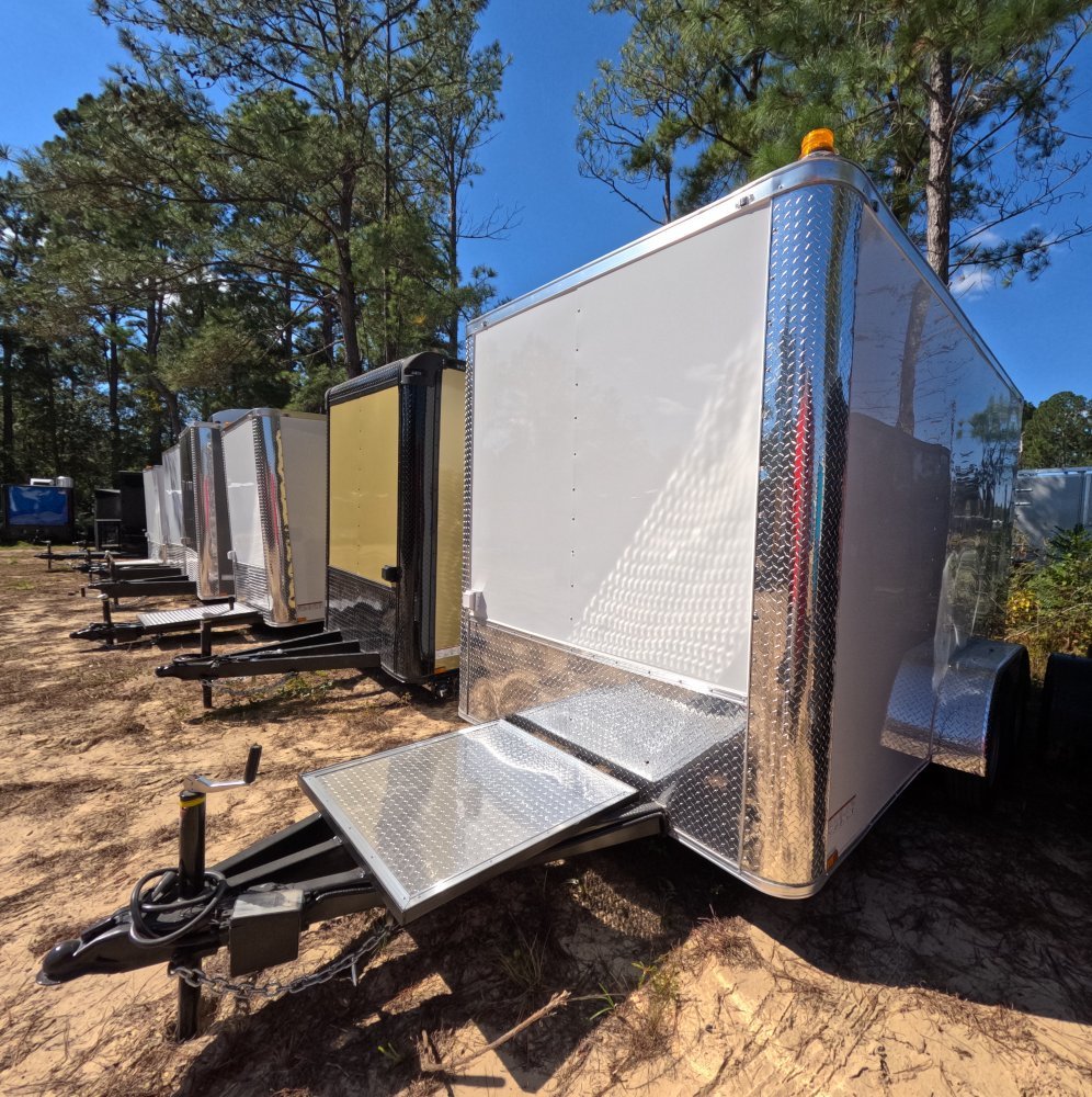 7'x12' Quality Cargo Fiber Splicing Trailer