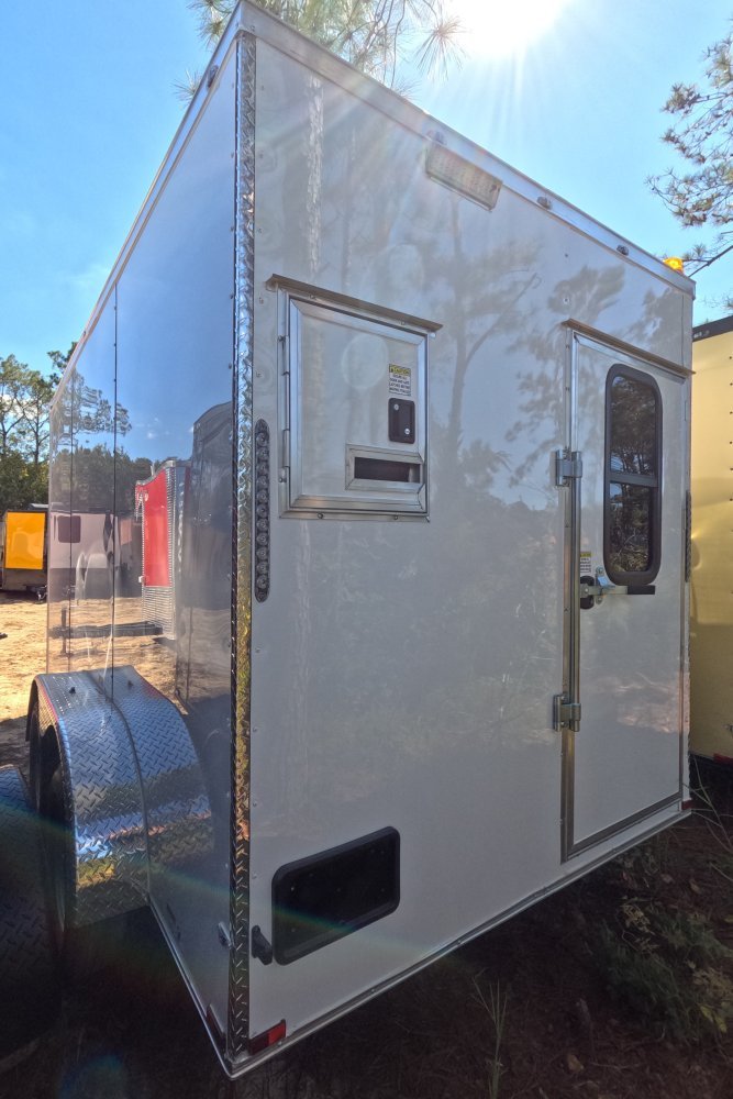 7'x12' Quality Cargo Fiber Splicing Trailer