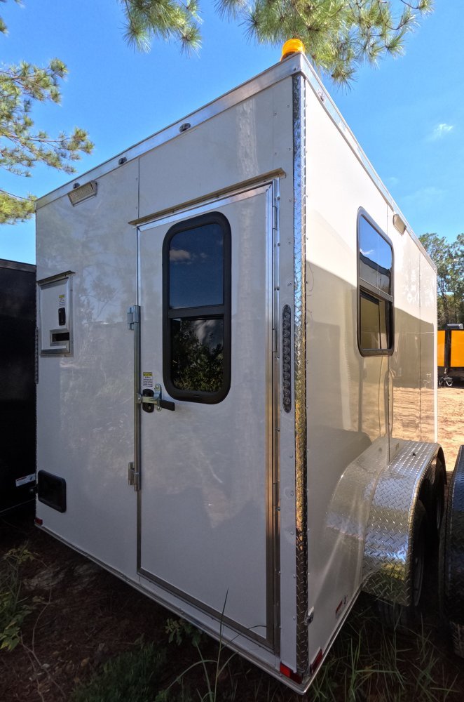 7'x12' Quality Cargo Fiber Splicing Trailer