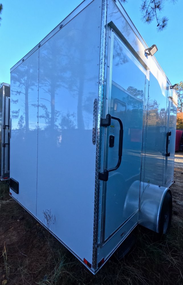 7'x12' Quality Cargo Bathroom Trailer