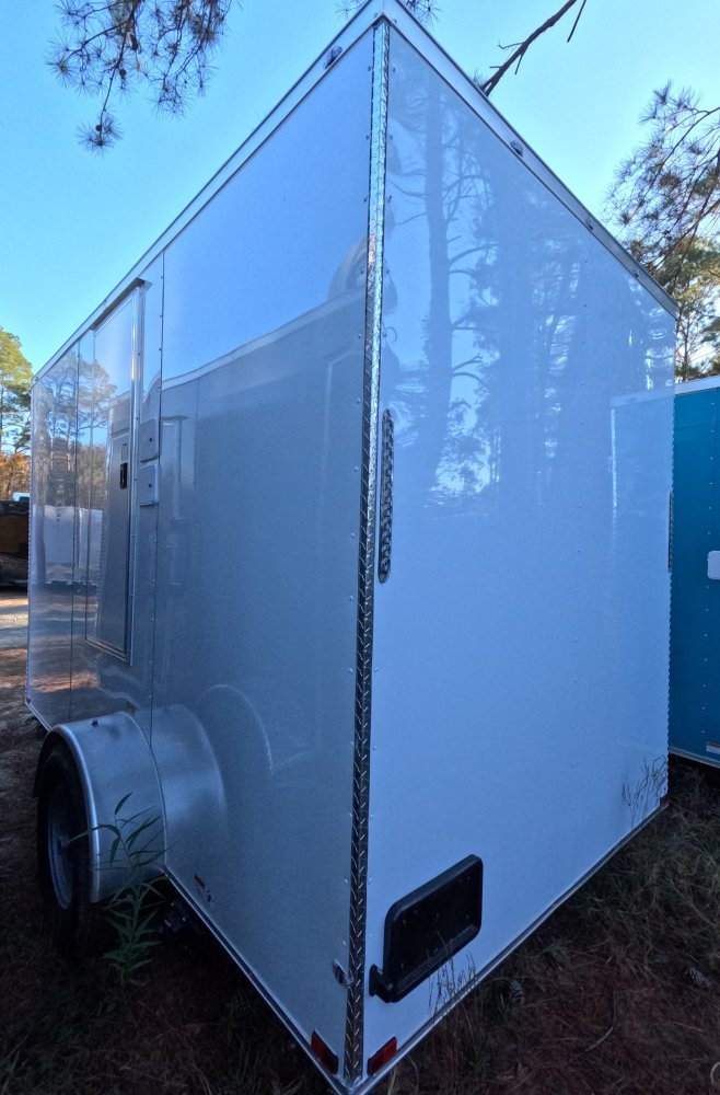 7'x12' Quality Cargo Bathroom Trailer