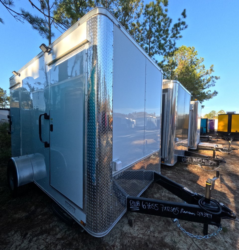 7'x12' Quality Cargo Bathroom Trailer