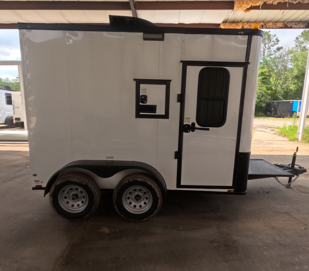 6'x10' Quality Cargo Fiber Splicing Trailer