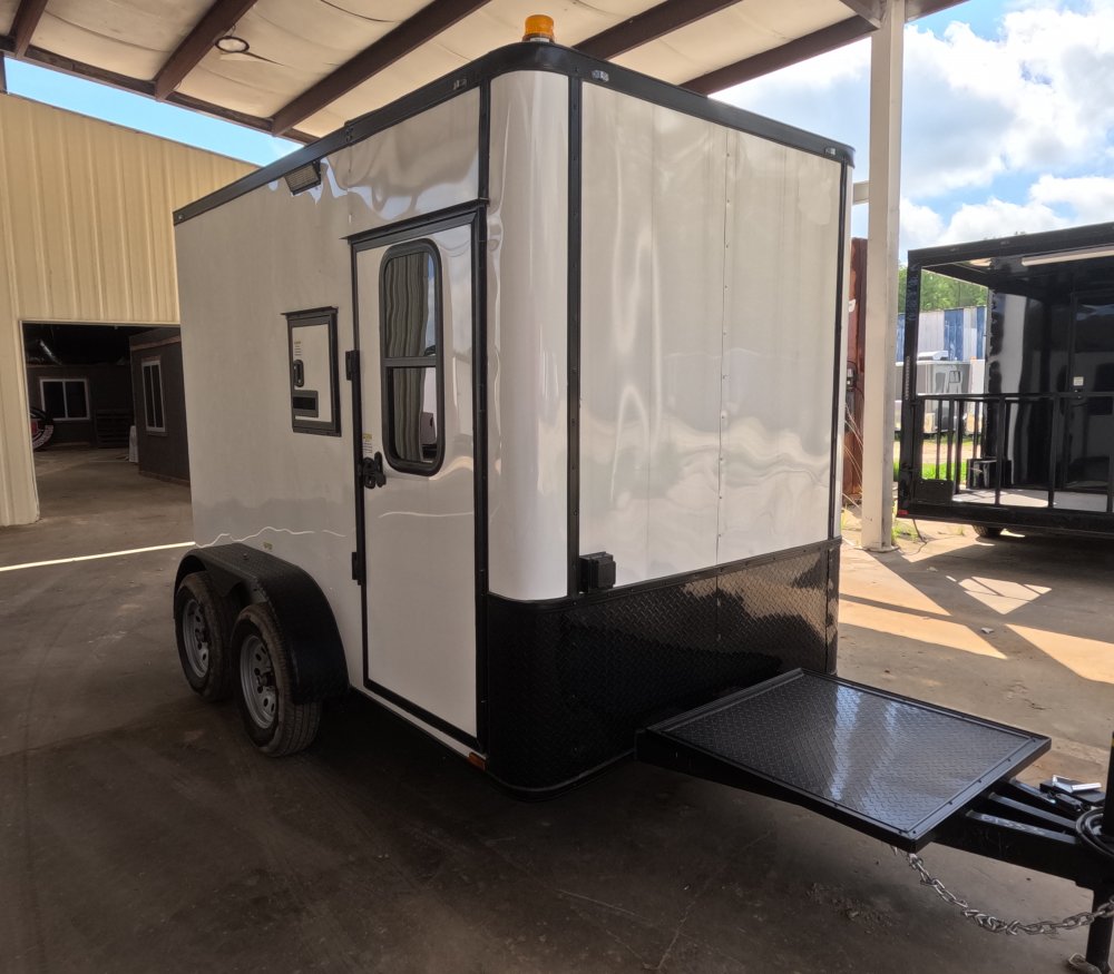 6'x10' Quality Cargo Fiber Splicing Trailer
