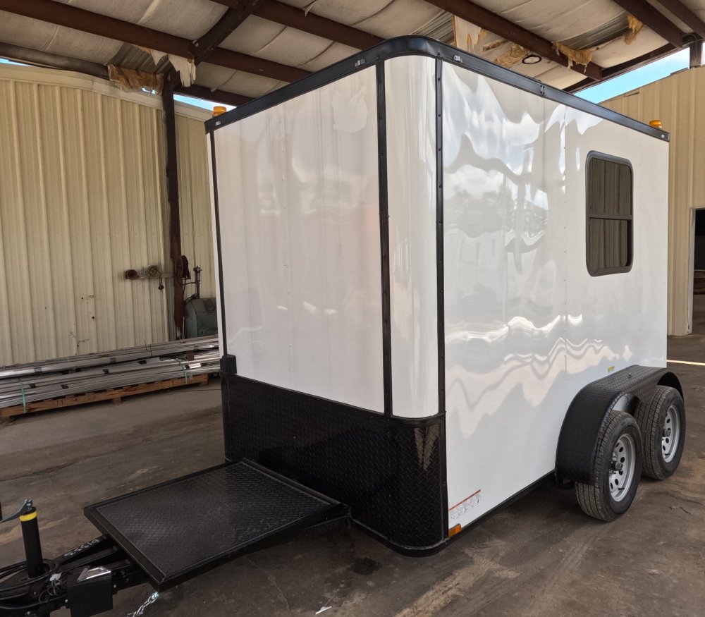 6'x10' Quality Cargo Fiber Splicing Trailer