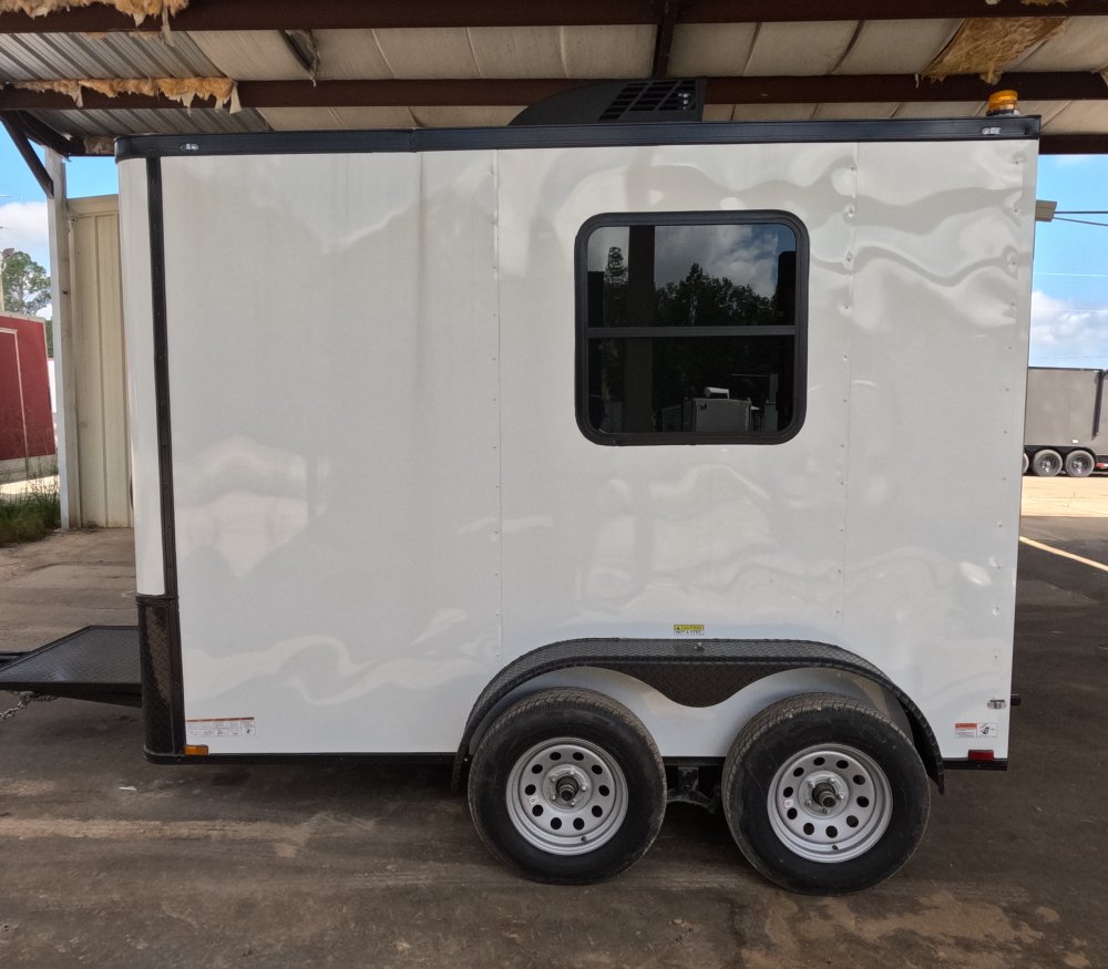 6'x10' Quality Cargo Fiber Splicing Trailer
