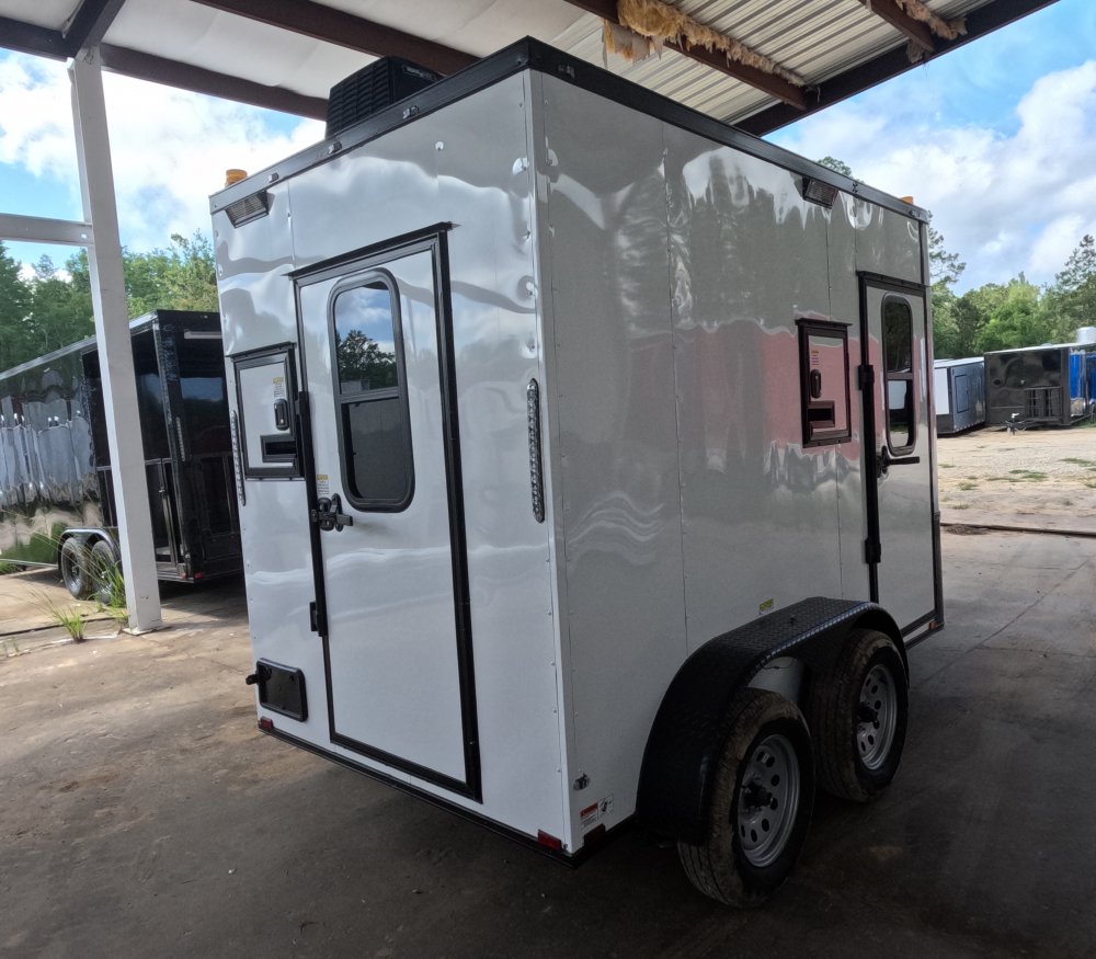 6'x10' Quality Cargo Fiber Splicing Trailer