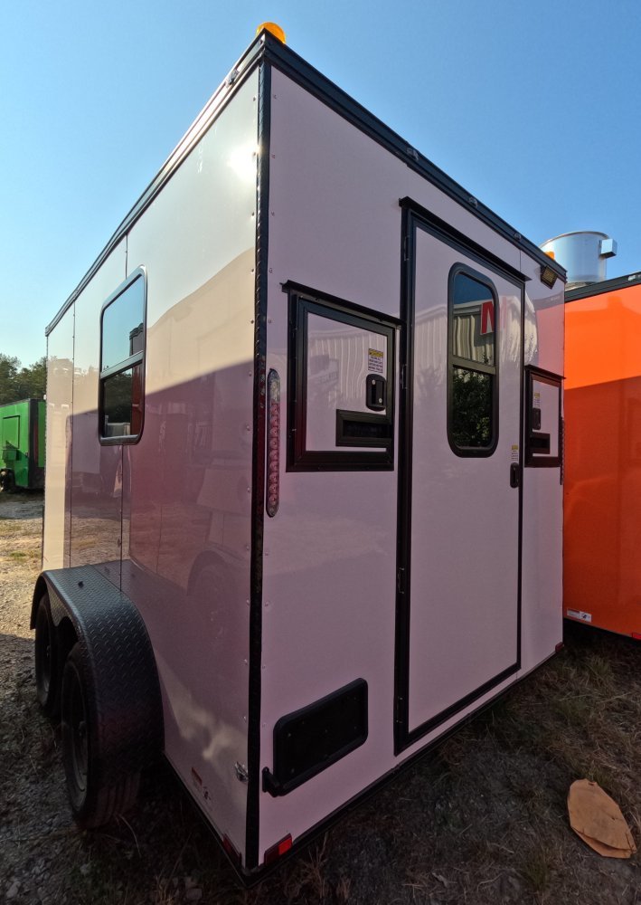 7'x12' Quality Cargo Fiber Splicing Trailer
