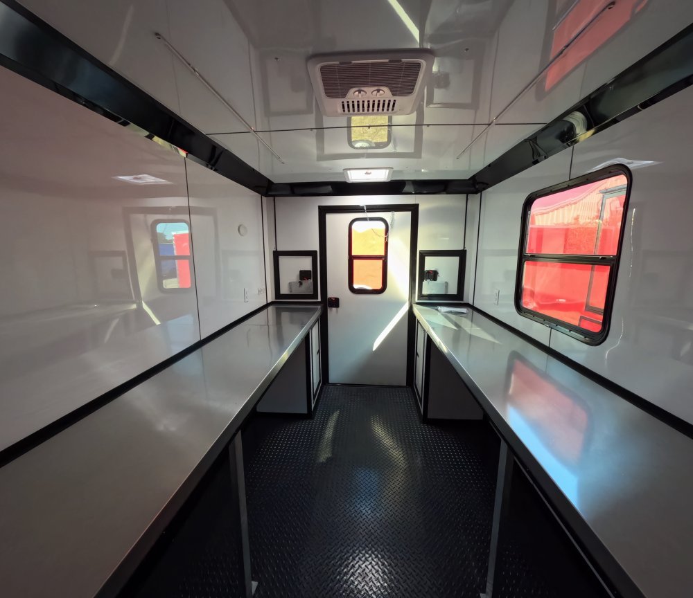 7'x12' Quality Cargo Fiber Splicing Trailer
