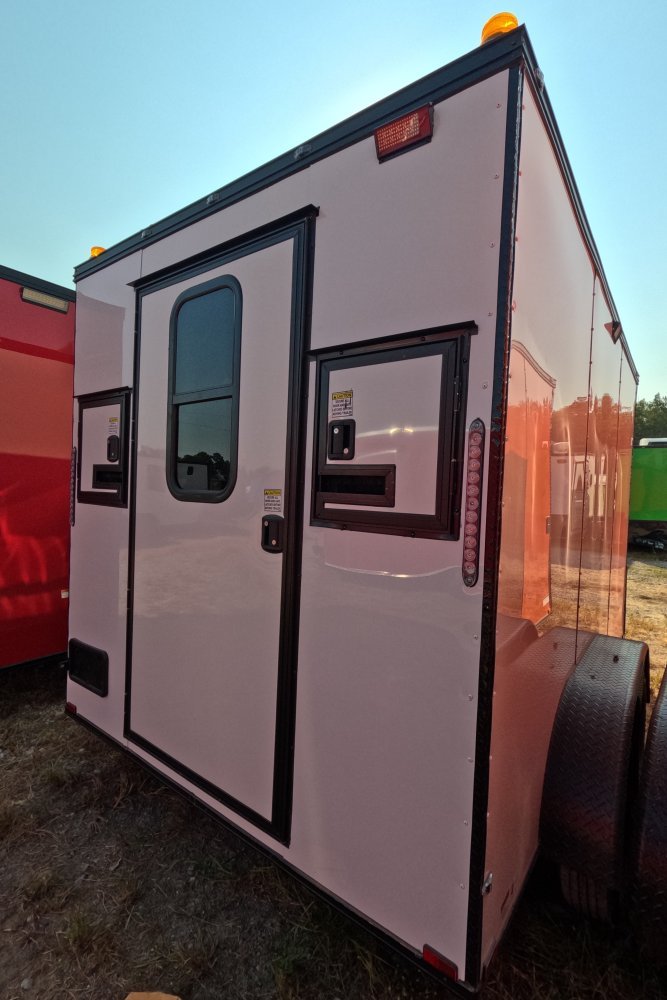 7'x12' Quality Cargo Fiber Splicing Trailer