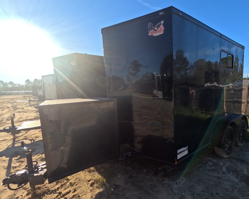 7'x10' Quality Cargo Fiber Splicing Trailer