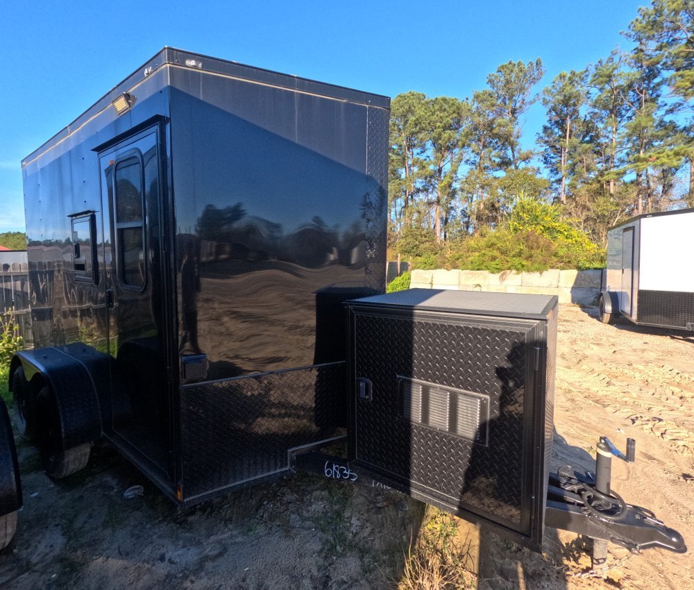 7'x10' Quality Cargo Fiber Splicing Trailer