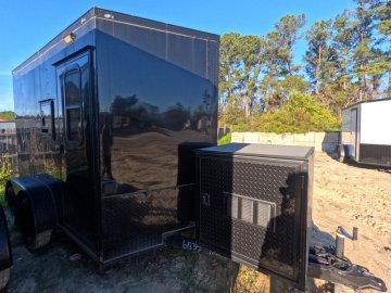 7'x10' Quality Cargo Fiber Splicing Trailer