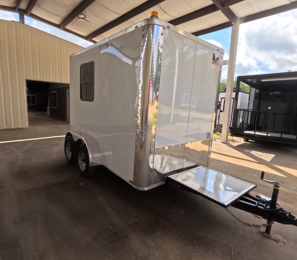 6'x10' Quality Cargo Fiber Splicing Trailer