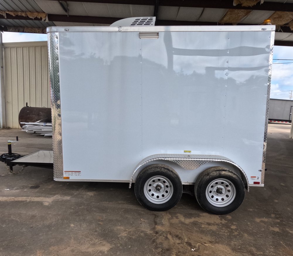 6'x10' Quality Cargo Fiber Splicing Trailer