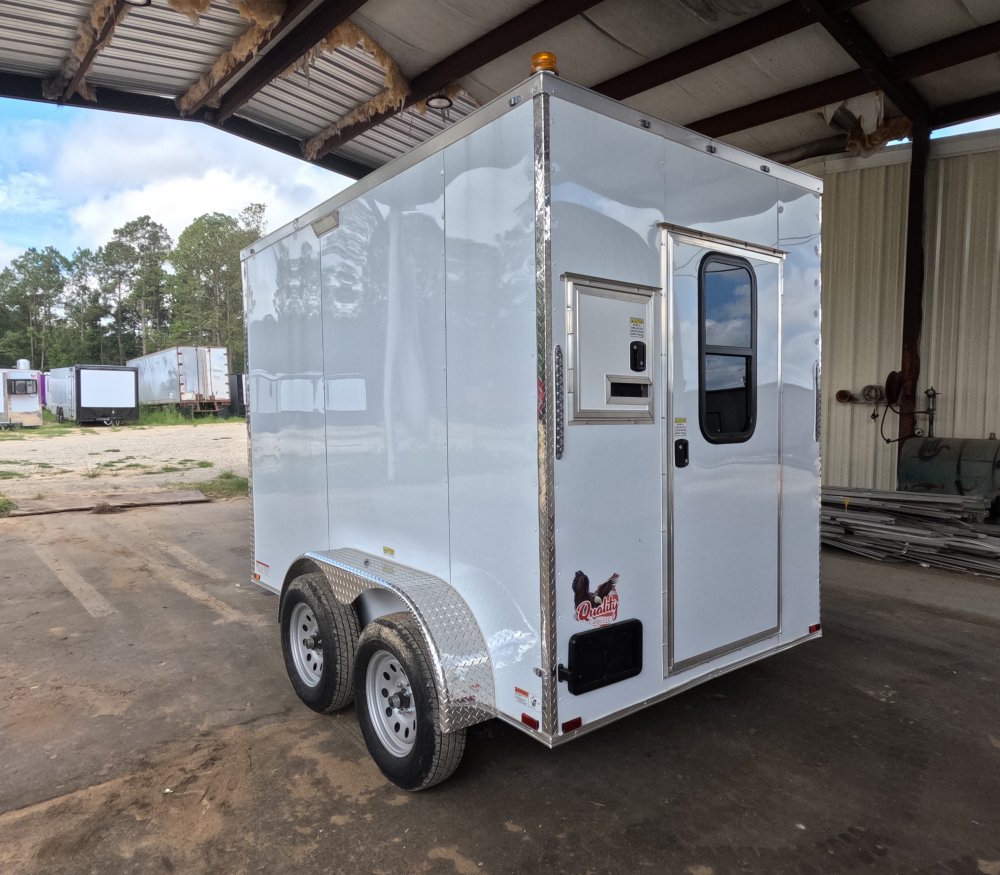 6'x10' Quality Cargo Fiber Splicing Trailer