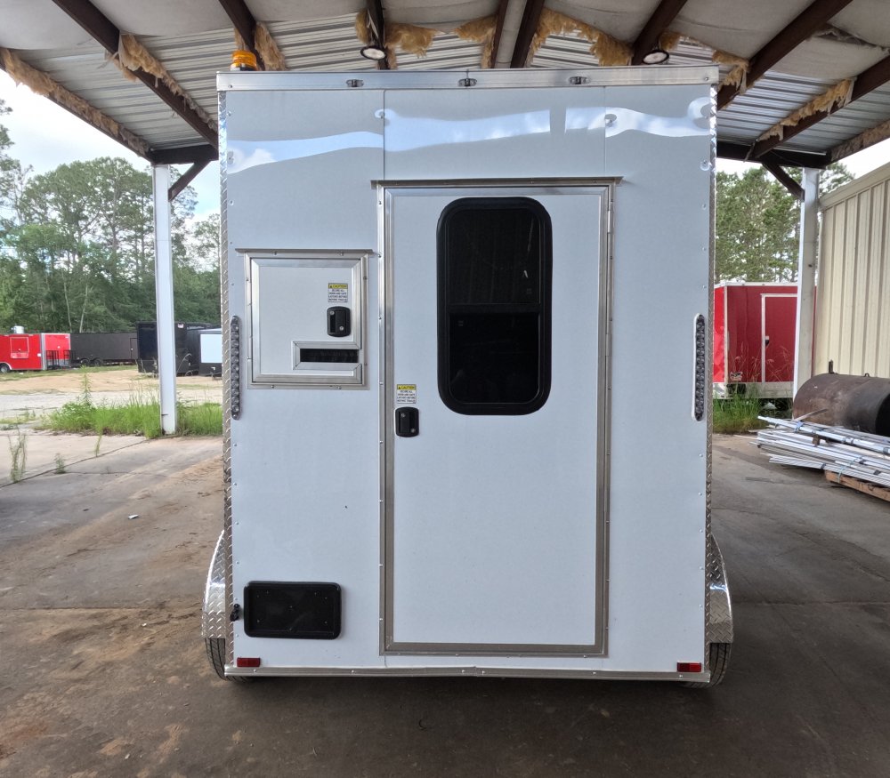 6'x10' Quality Cargo Fiber Splicing Trailer