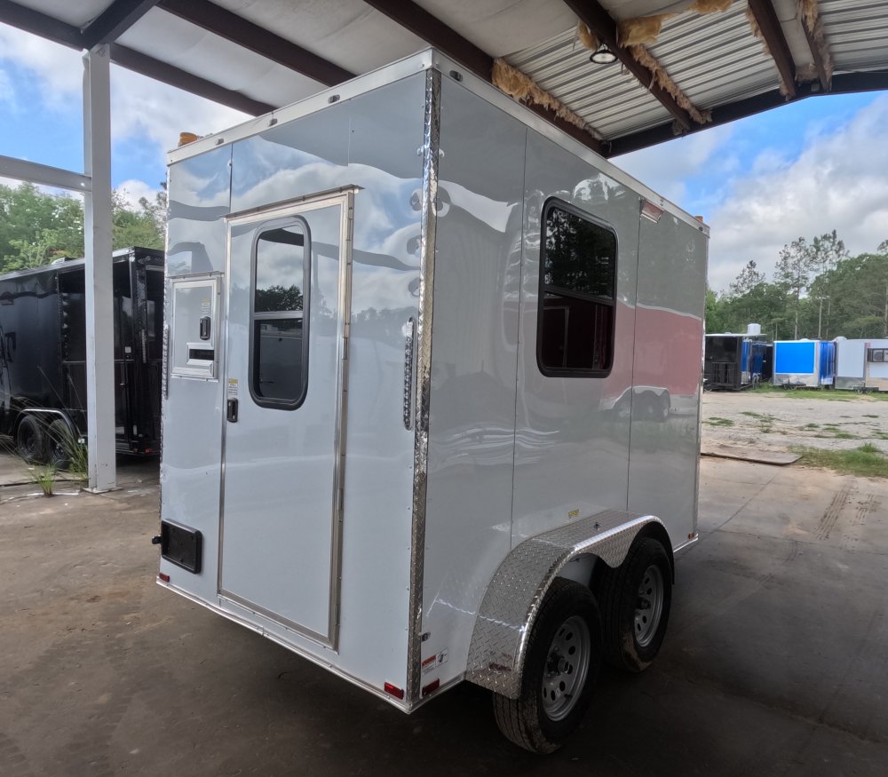 6'x10' Quality Cargo Fiber Splicing Trailer