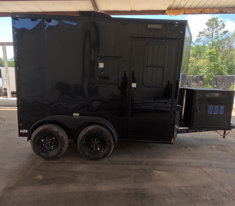 7'x10' Quality Cargo Fiber Splicing Trailer