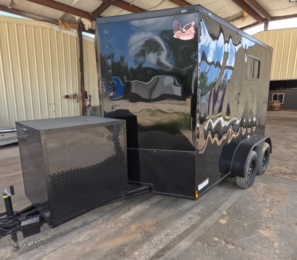 7'x10' Quality Cargo Fiber Splicing Trailer