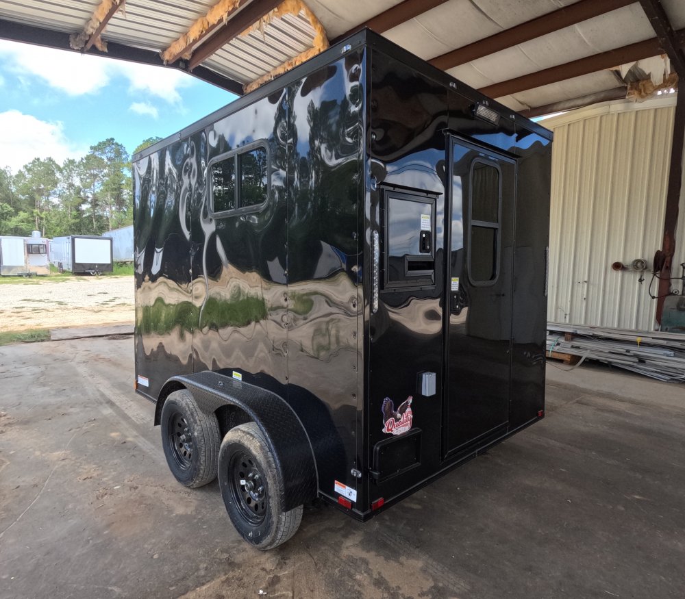 7'x10' Quality Cargo Fiber Splicing Trailer
