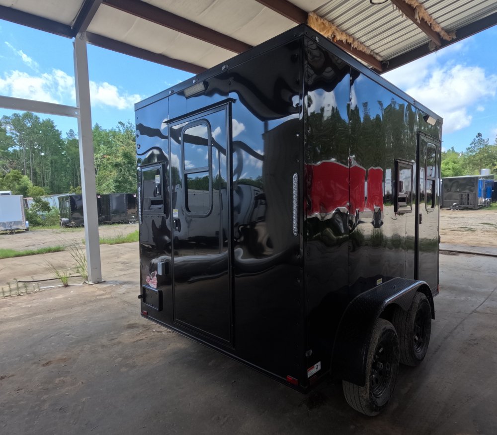 7'x10' Quality Cargo Fiber Splicing Trailer