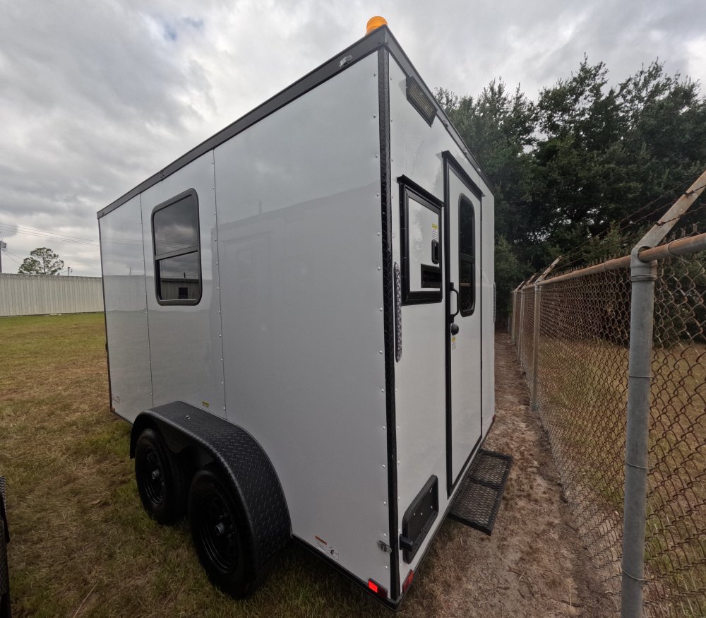 7'x12' Quality Cargo Fiber Splicing Trailer