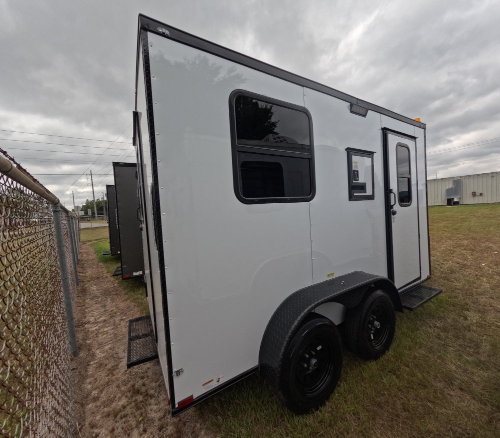 7'x12' Quality Cargo Fiber Splicing Trailer