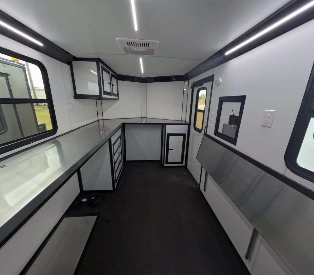 7'x12' Quality Cargo Fiber Splicing Trailer