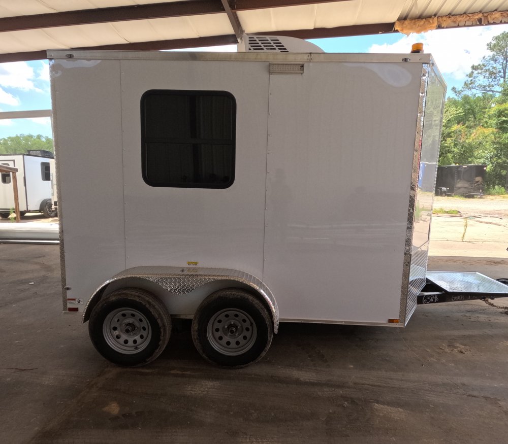 6'x10' Quality Cargo Fiber Splicing Trailer