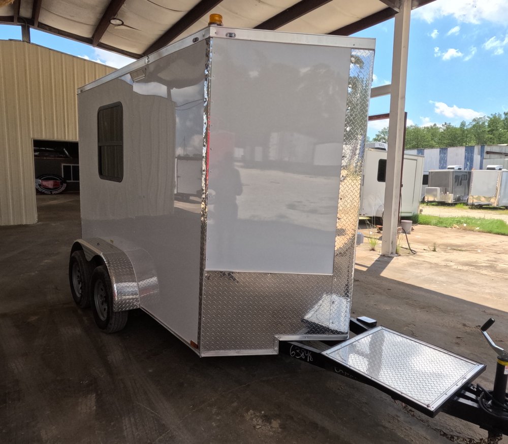 6'x10' Quality Cargo Fiber Splicing Trailer