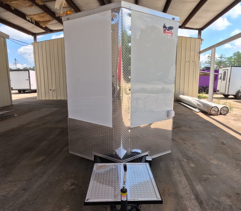 6'x10' Quality Cargo Fiber Splicing Trailer