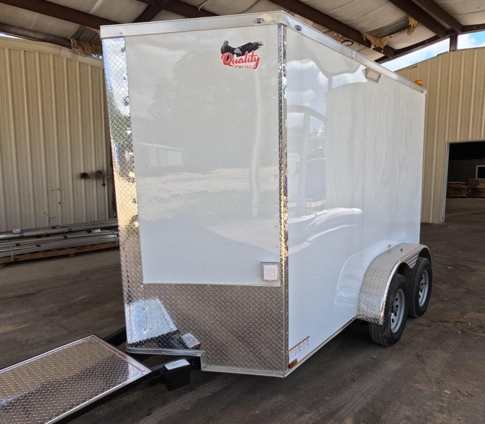 6'x10' Quality Cargo Fiber Splicing Trailer