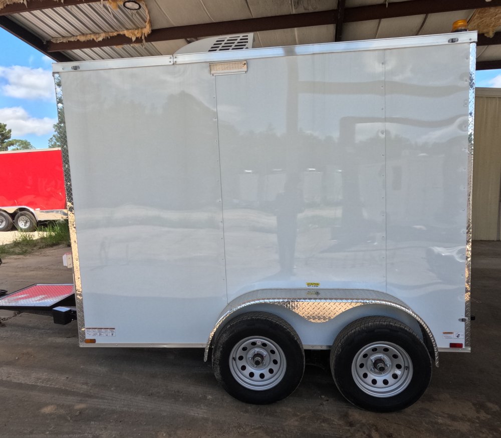 6'x10' Quality Cargo Fiber Splicing Trailer