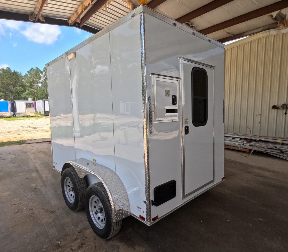 6'x10' Quality Cargo Fiber Splicing Trailer