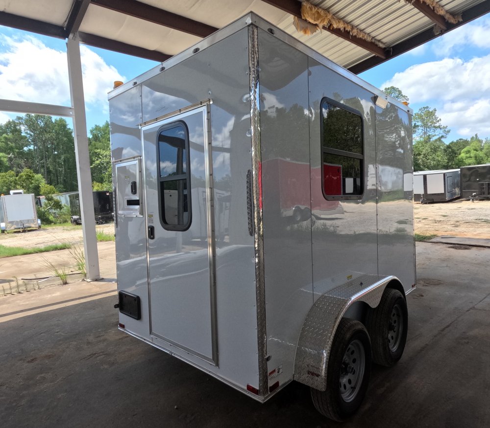 6'x10' Quality Cargo Fiber Splicing Trailer