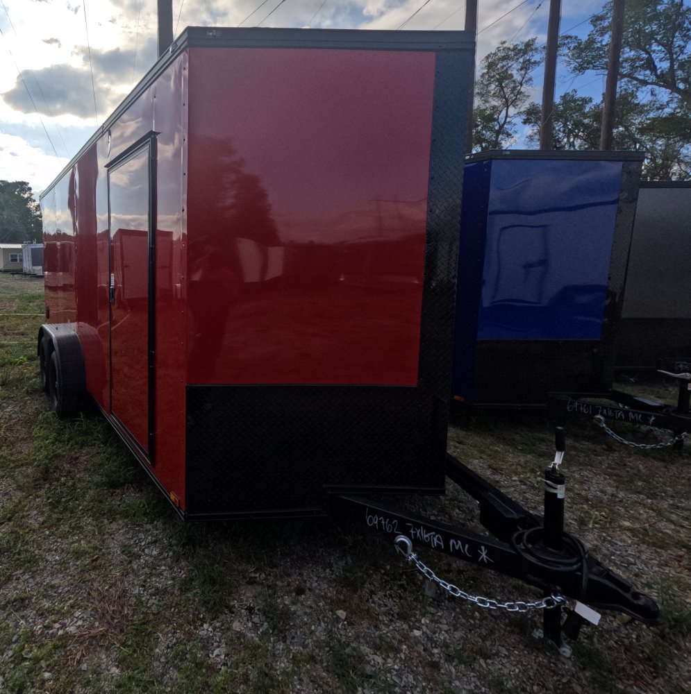 7'x16' Quality Cargo Enclosed Cargo