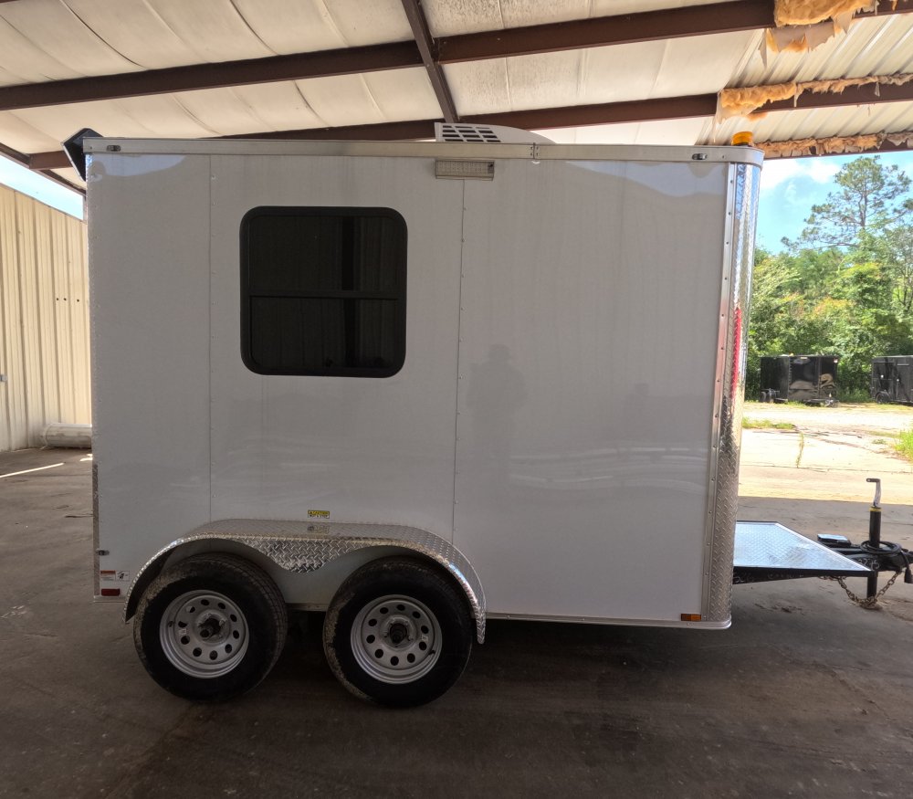 6'x10' Quality Cargo Fiber Splicing Trailer