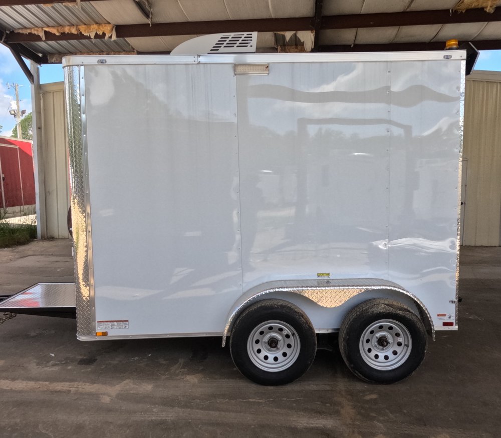 6'x10' Quality Cargo Fiber Splicing Trailer