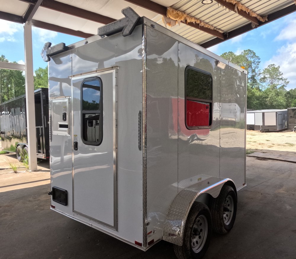 6'x10' Quality Cargo Fiber Splicing Trailer