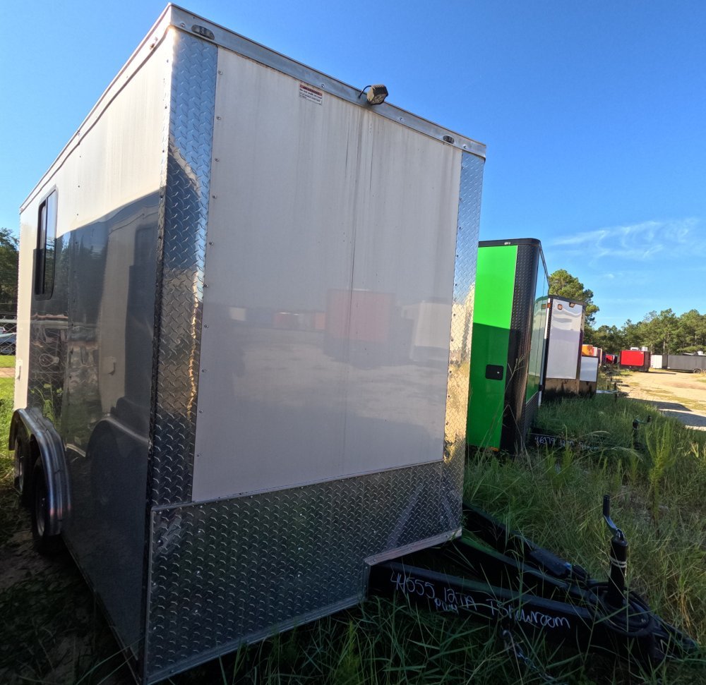 8' 5"x12' Quality Cargo Fiber Splicing Trailer