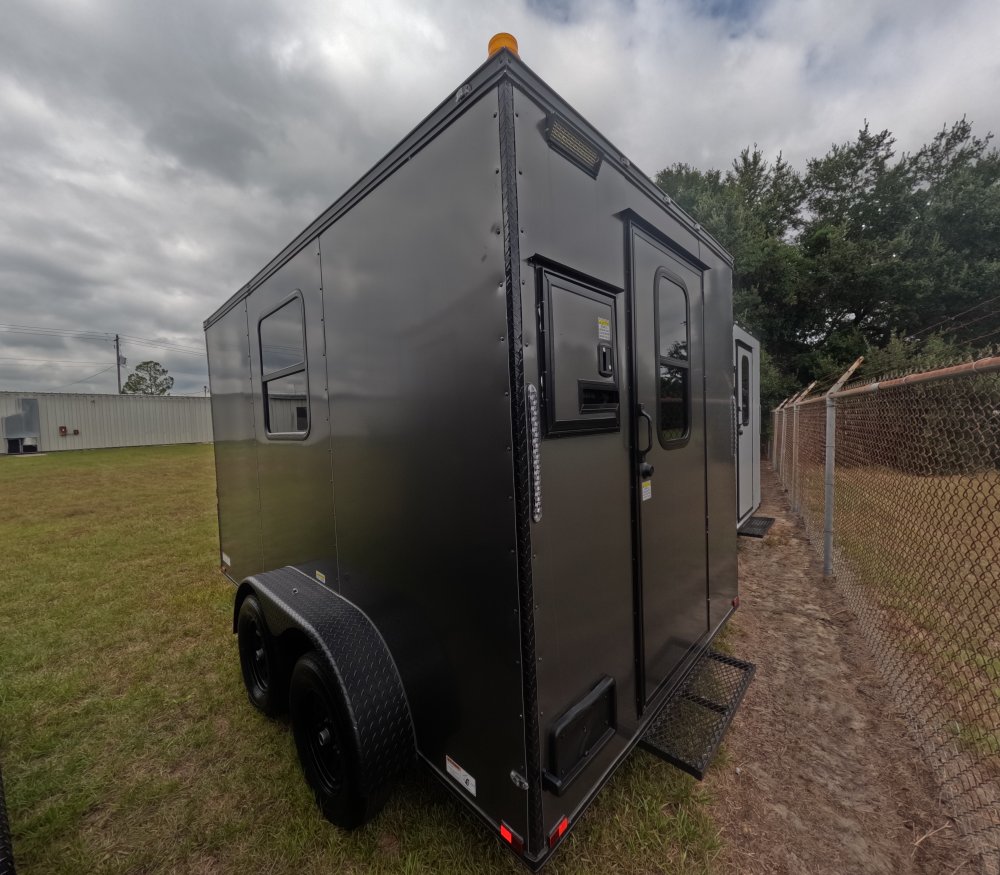 7'x12' Quality Cargo Fiber Splicing Trailer