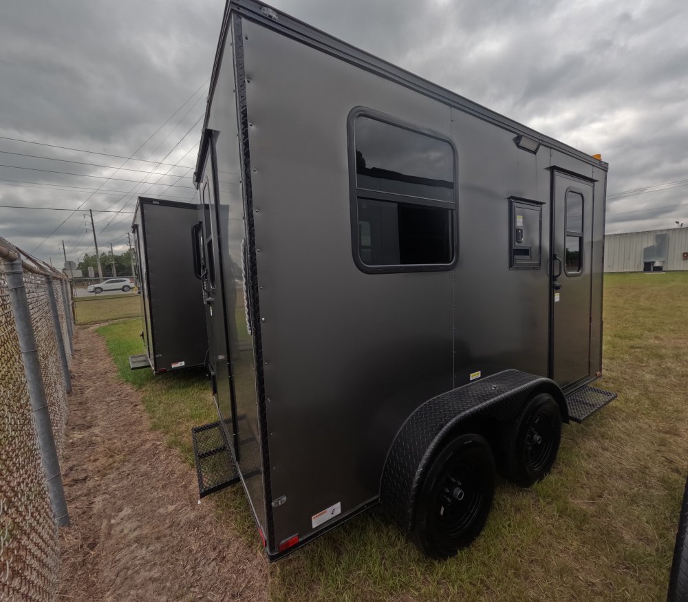 7'x12' Quality Cargo Fiber Splicing Trailer