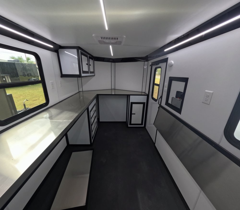 7'x12' Quality Cargo Fiber Splicing Trailer