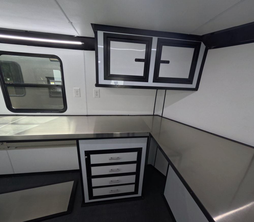 7'x12' Quality Cargo Fiber Splicing Trailer
