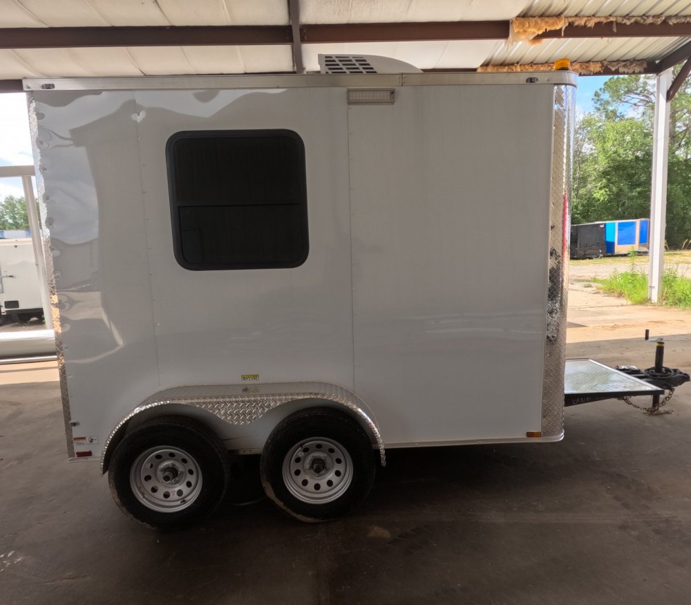 6'x10' Quality Cargo Fiber Splicing Trailer