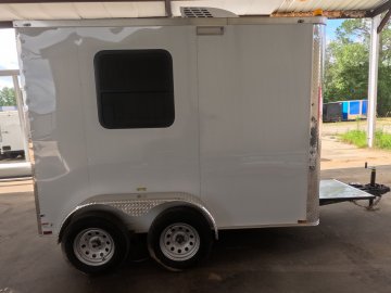 6'x10' Quality Cargo Fiber Splicing Trailer
